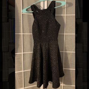 💿BLACK GLITTER HOCO DRESS 💿